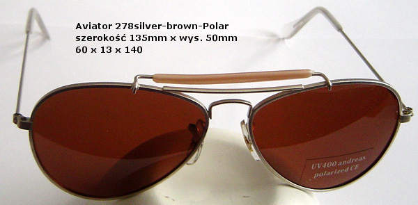 Aviator278silver-brown-Polar