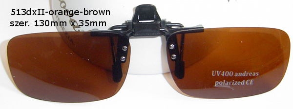 clip-on513dx-orange-brown polarized