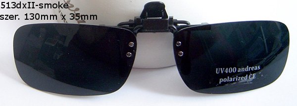 clip-on513dxII-smoke polarized