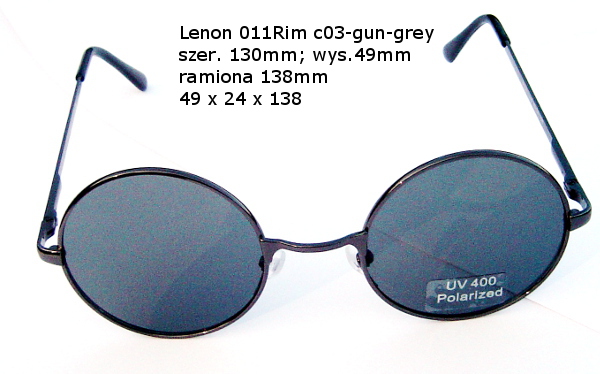 Lenon 011 Rim 03-gun-grey polarized