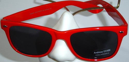 Wayfarer red mod. 4 polaryzacyjne