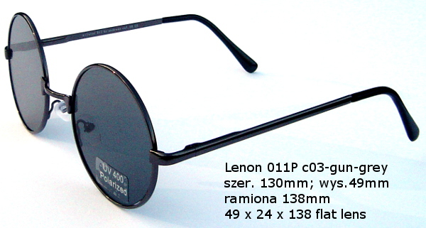 Lenon 011P c03-gun-grey flat lens polarized